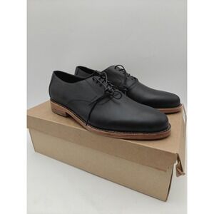 Nisolo Everyday Oxford Shoes Mens Size 10.5 Black Leather Dress Lace Up